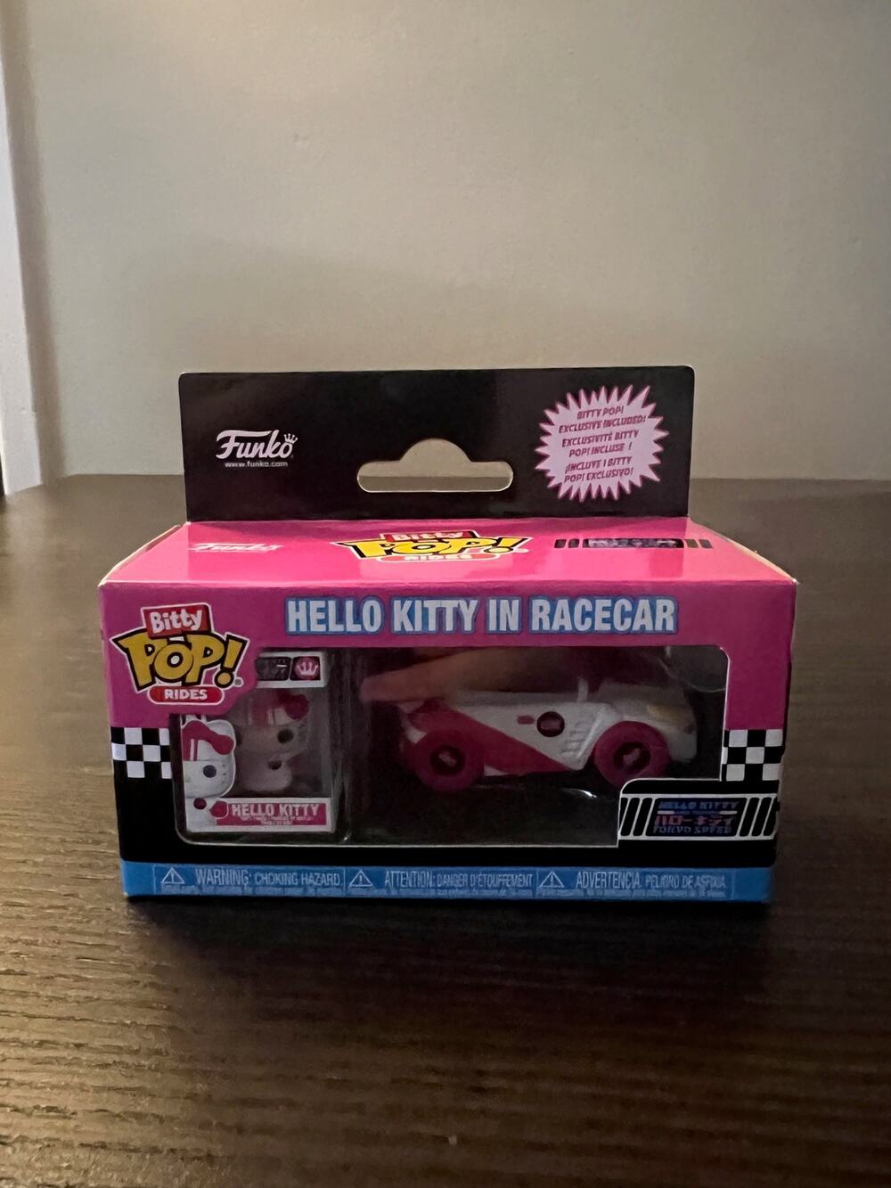 BITTY Hello Kitty in Racecar 1" Funko Pop RIDES Sanrio My Melody Animation Japan
